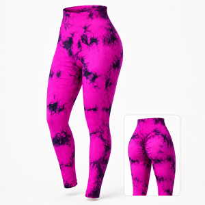 Ladies Tie-Dye Scrunch-Bum Active Leggings 12 Pack (R79.99 Each)