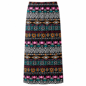 Ladies Assorted Buttery Soft Long Skirts - 5 Pack